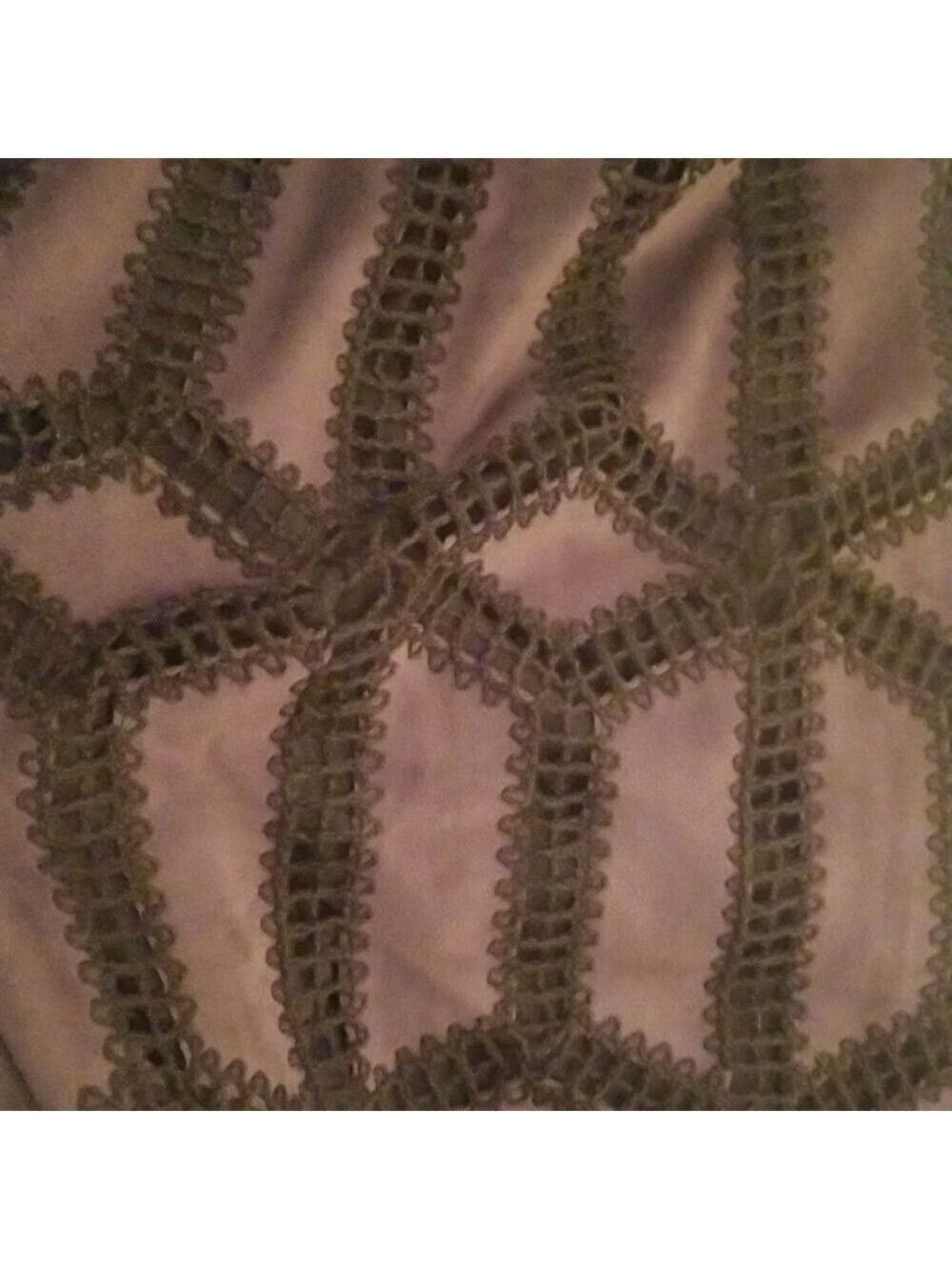 Suede and Lace Mid length Skirt.   Sc020 - Picture 5 of 5